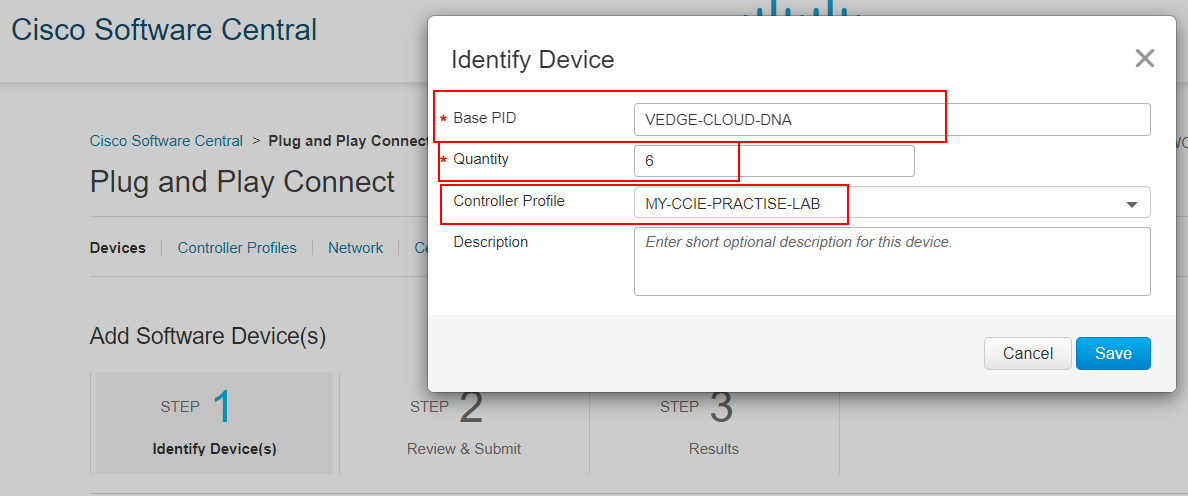 Add vEdge cloud routers