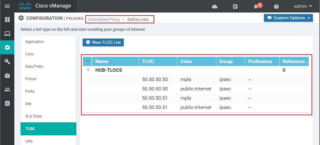 Enabling spoke-to-spoke communication - Step 3